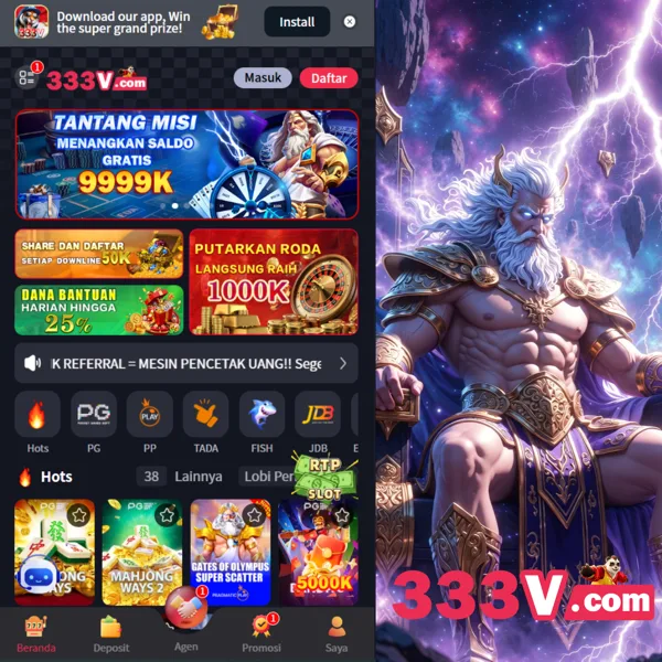 333V Bonus Member Baru 100%